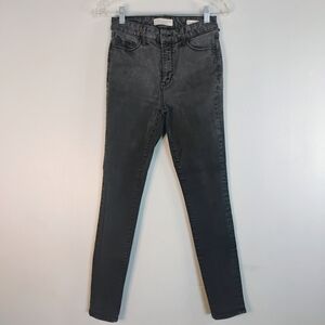 Social Standards by Sanctuary Black High Rise Sleek Fit Skinny Jeans Size 6/28